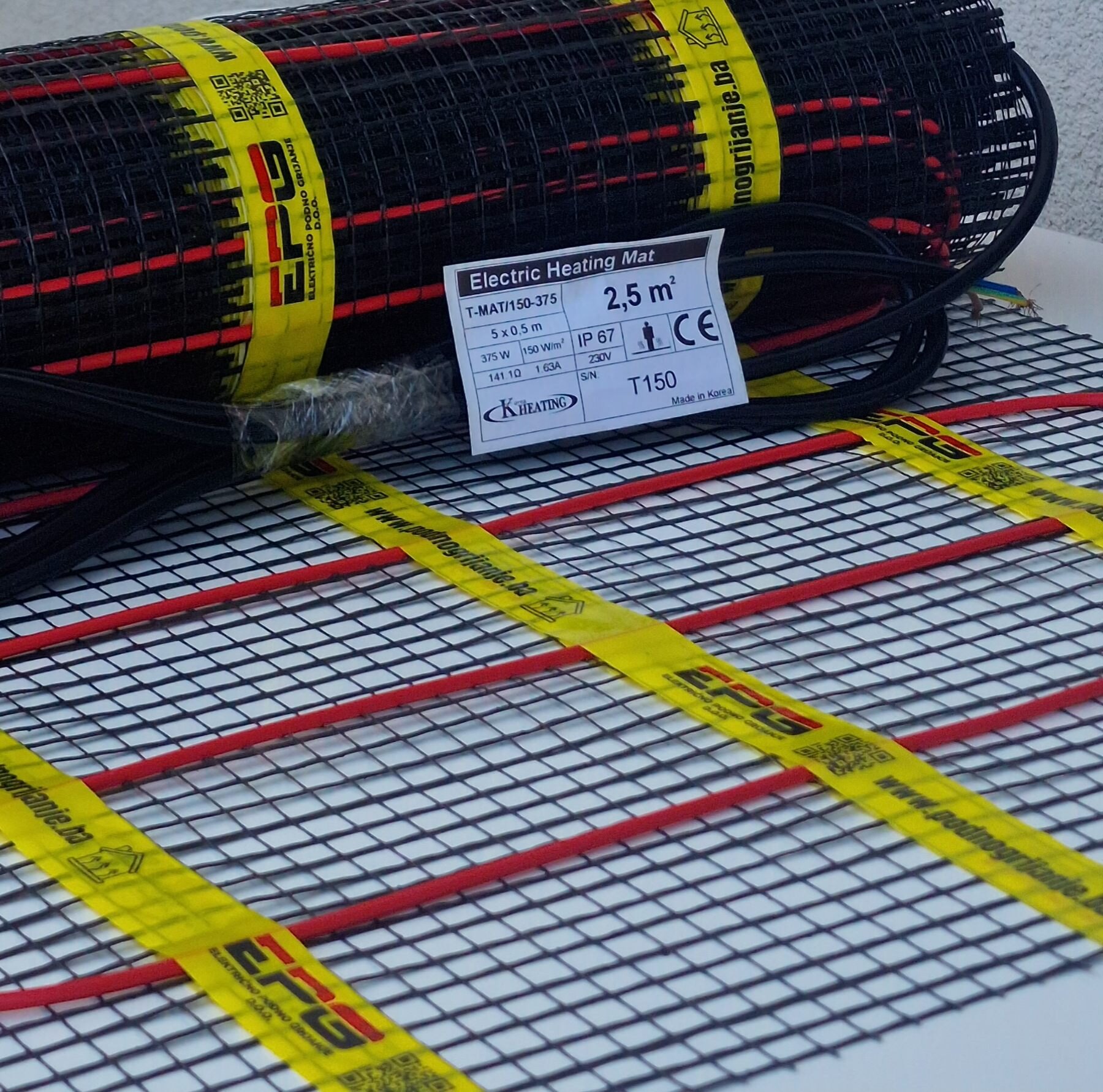 Grijač za keramiku 6m2 100W/m2 PREMIUM PROFESSIONAL