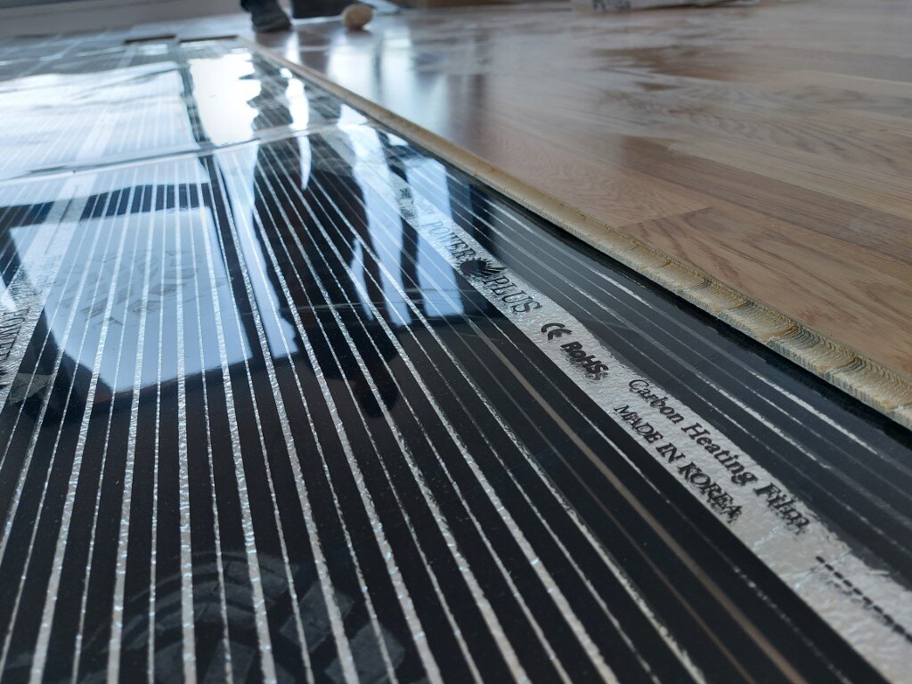 Infracrvena grijaća folija za laminat 140 W/m² – širina 50 cm - galerija 3