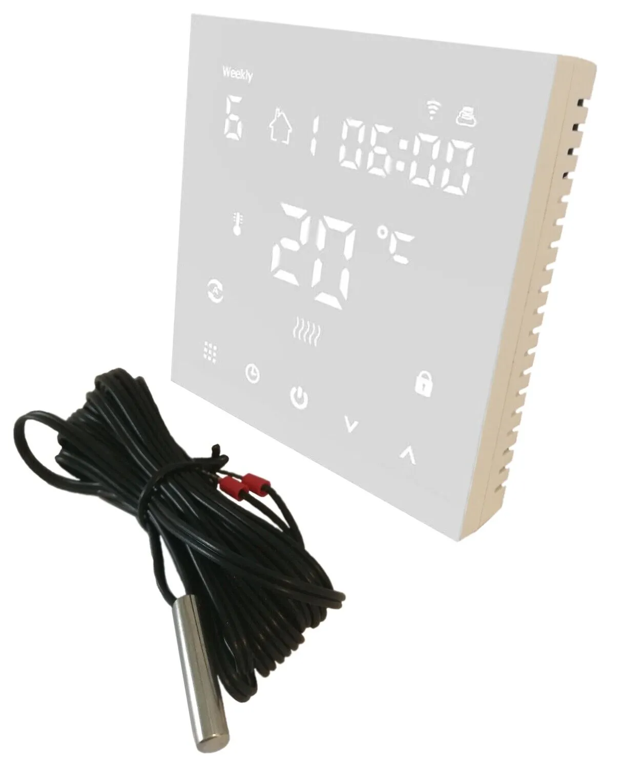 M3 Smart WiFi termostat 16A za električno podno grijanje (bijeli) - galerija 3